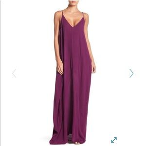 Love Stitch gauze maxi dress